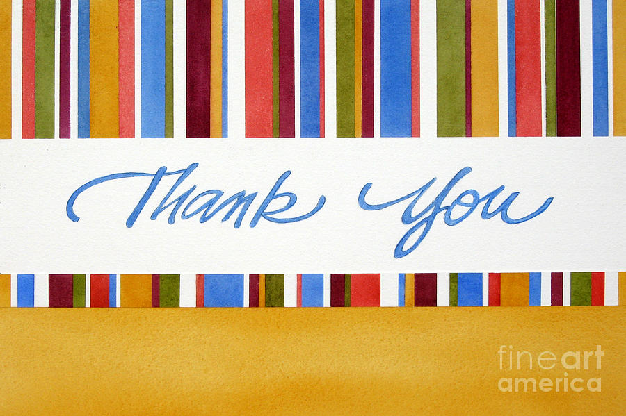 Thank You Painting by Deborah Ronglien