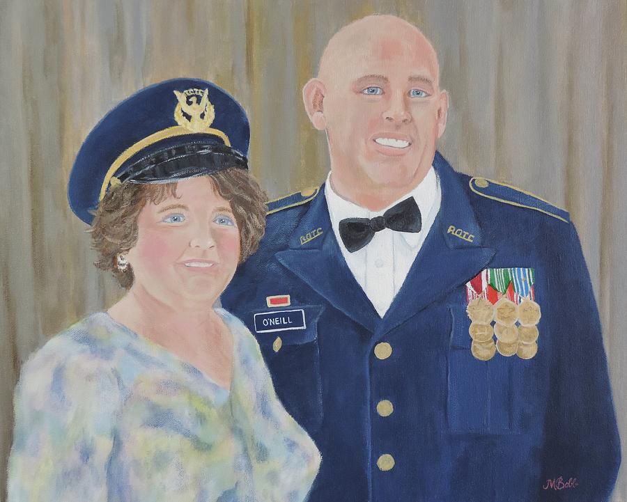 Military Painting - Thank You Mom by Margaret Bobb Military Painting - Thank You Mom by Margaret Bobb
