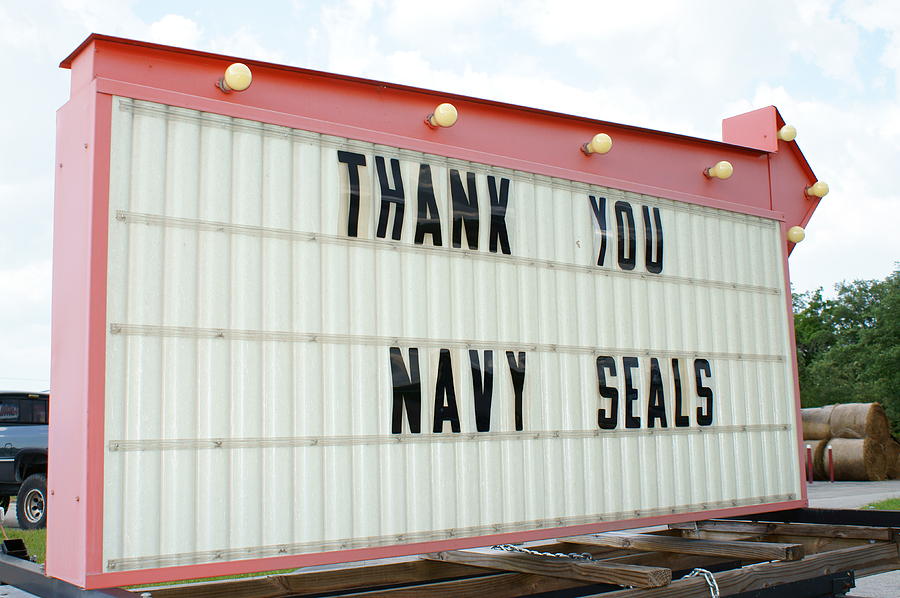 Thank You Navy Seals Photograph by Lynda Dawson-Youngclaus
