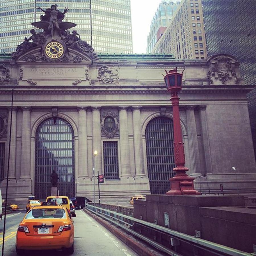 Summer Photograph - Drive-by Grand Central by Leslie Bowman