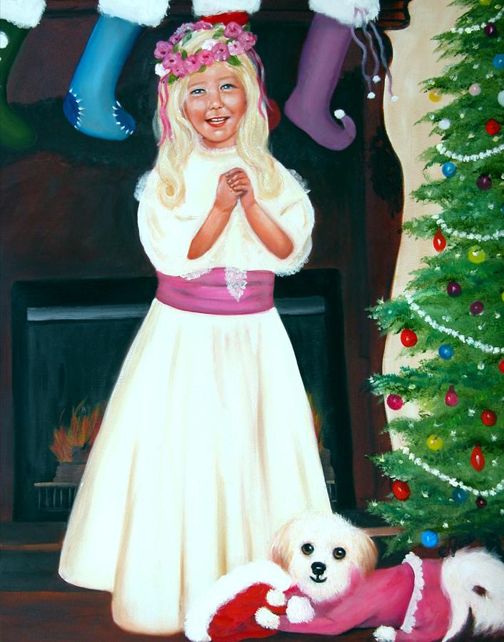 Christmas Painting - Thankful by Joni McPherson