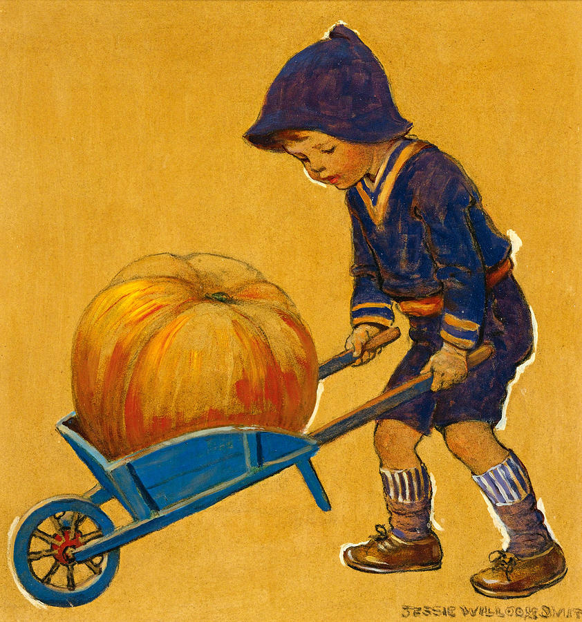 Thanksgiving Painting by Jessie Willcox Smith