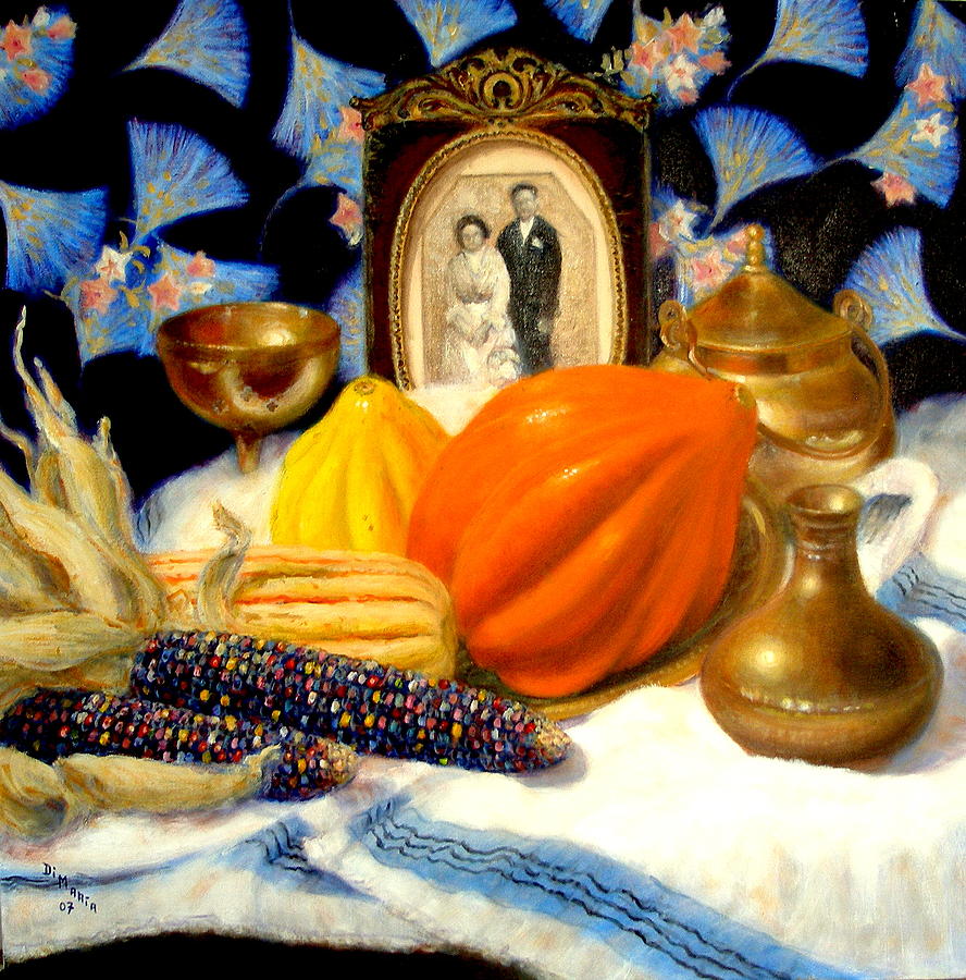 Thanksgiving of the Past Painting by Donelli  DiMaria