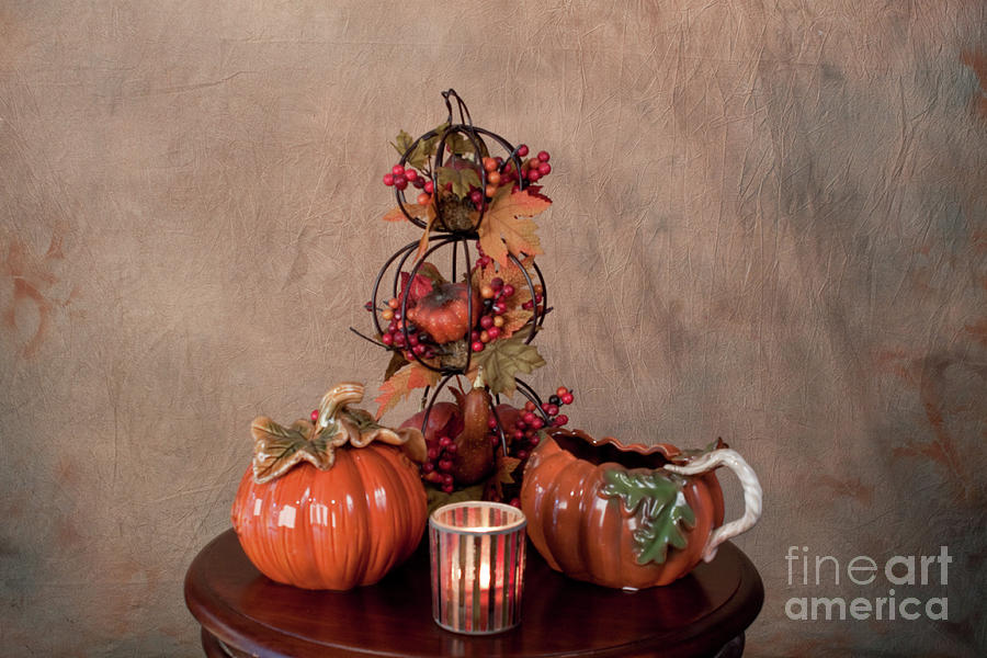 Thanksgiving Pumpkins Photograph by Sherry Hallemeier