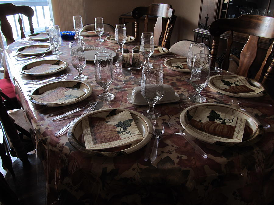 Thanksgiving Table Photograph by Richard Thomas