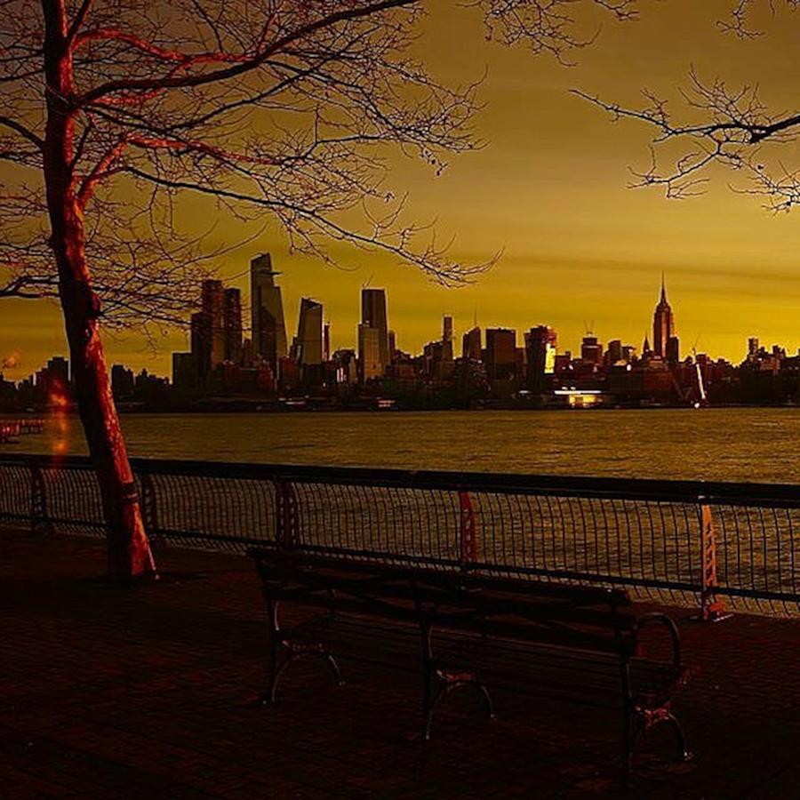 Sunrise Photograph - That Golden Moment #lowermanhattan by Picture This Photography