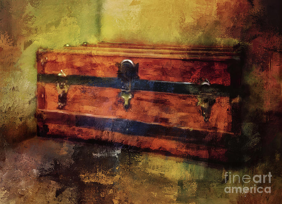That Old Trunk In The Attic Digital Art by Lois Bryan
