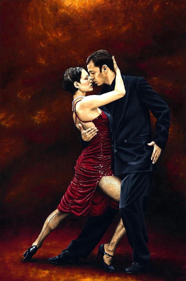 Tango Painting - That Tango Moment by Richard Young
