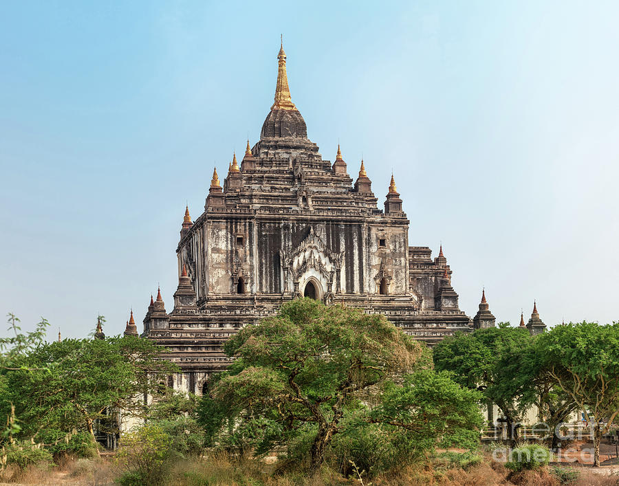 Thatbyinnyu Temple in Bagan.  Photograph by MotHaiBaPhoto Prints