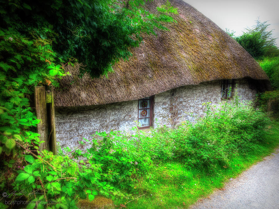 Thatched cottage 04 Photograph by B Cash
