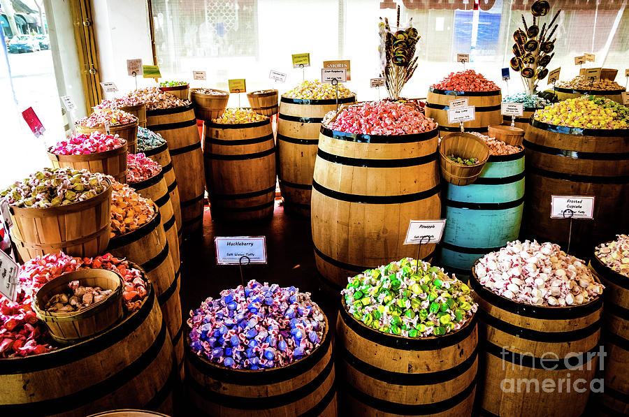 Thats A Lot Of Taffy Photograph
