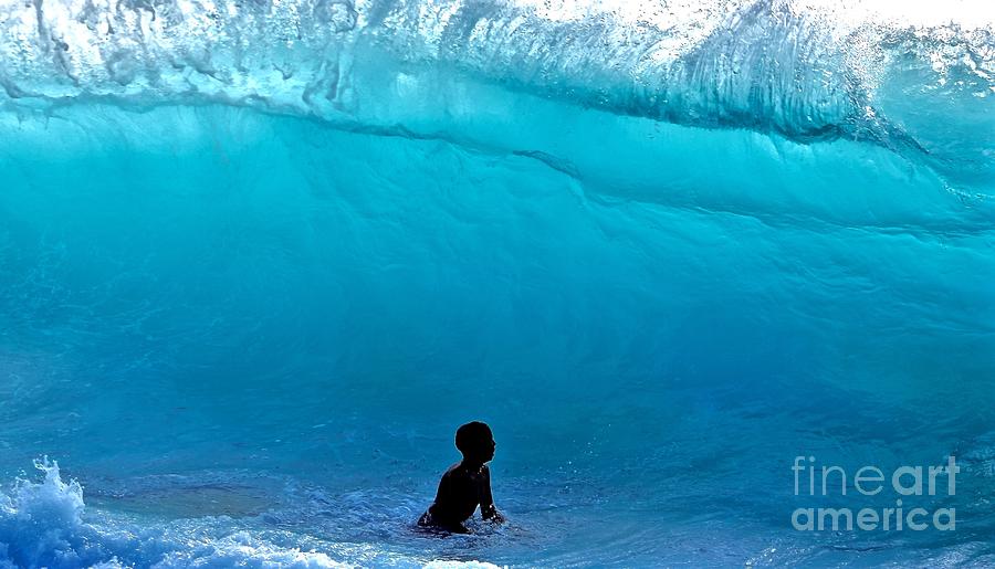 Thats a  Wave - Kekaha Beach Photograph by Debra Banks