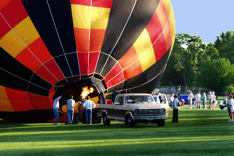 Thats Alot of Hot Air Photograph by W James Mortensen
