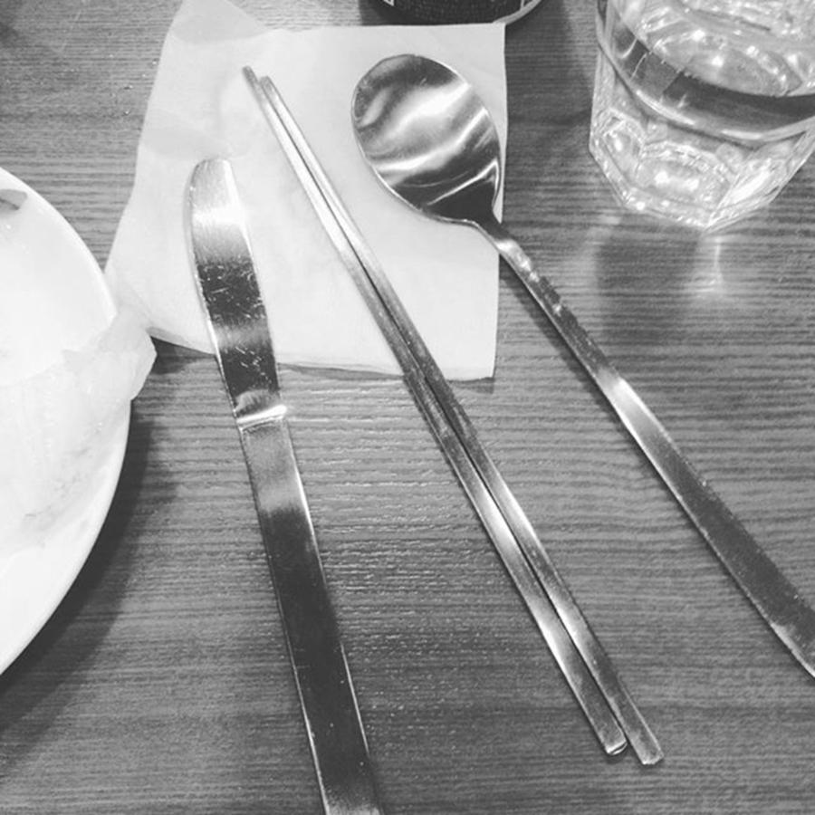 Seoul Photograph - Thats Korea. Where Is My Fork? by Lucy Sunshine