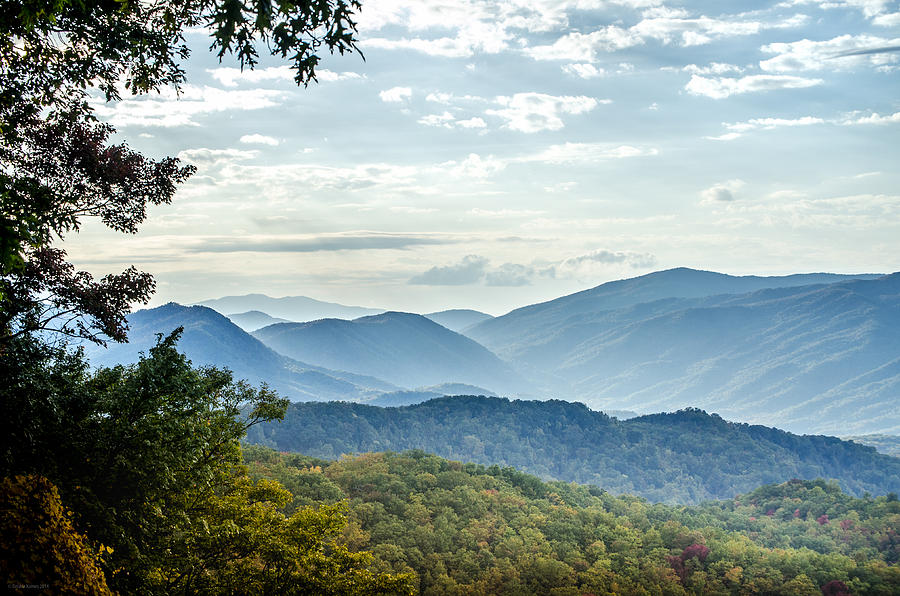 Thats Why They Call it Smoky Mountains Photograph by Debbie Karnes