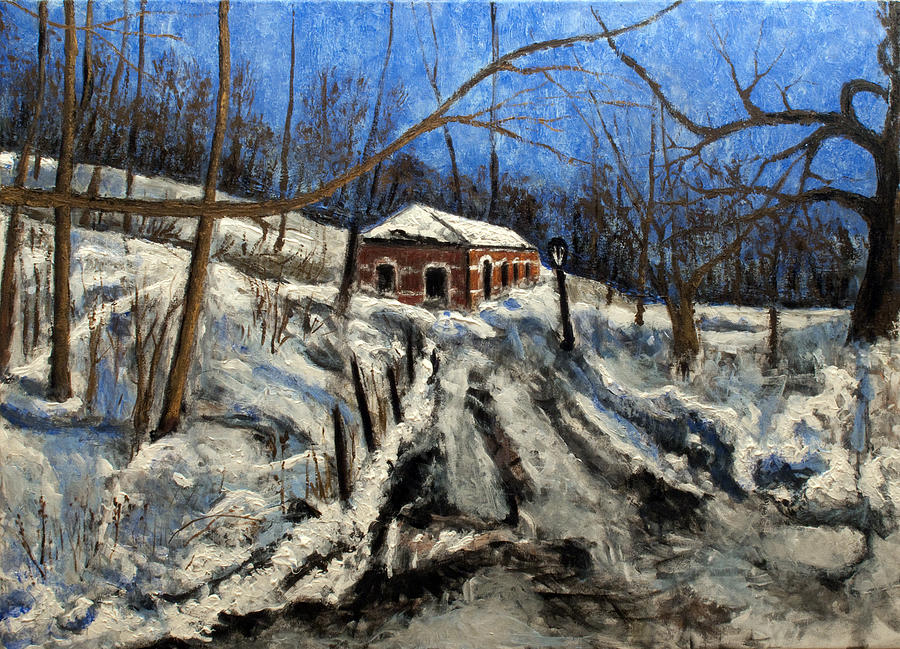 Landscape Painting - Thaw by Vladimir Kezerashvili Landscape Painting - Thaw by Vladimir Kezerashvili
