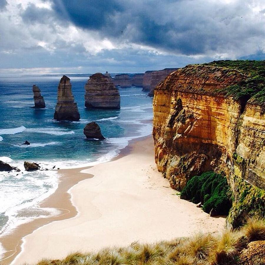 Beach Photograph - The 12 Apostles At The Great Ocean Road by Peter Traveling