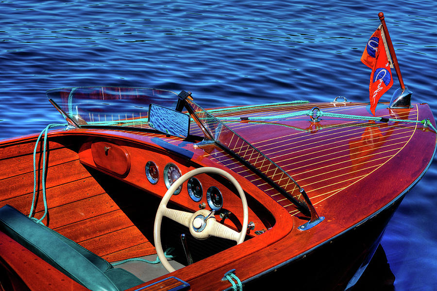 The 1958 Chris Craft Photograph by David Patterson