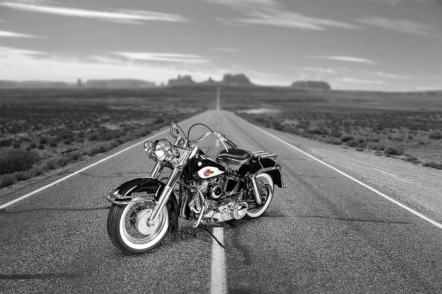 Transportation Photograph - The 1959 Duo Glide by Mark Rogan