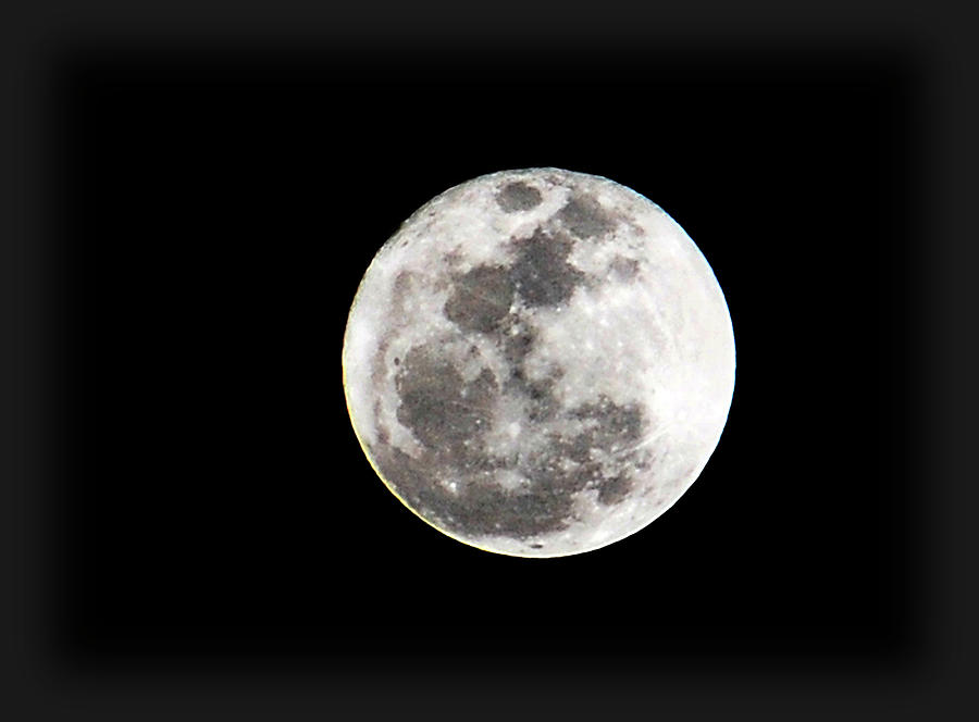 The 2011 Moon Photograph by Amanda Vouglas