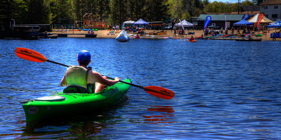 The 2015 Paddlefest in Old Forge Photograph by David Patterson