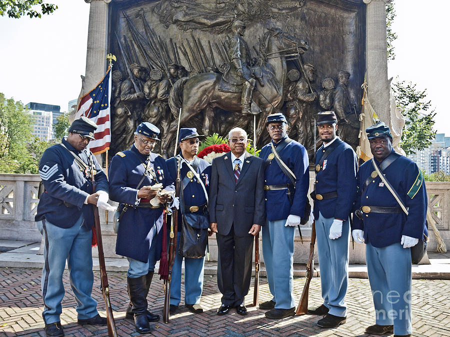 Boston Photograph - The 54th Regiment BOS2015_191 by Howard Stapleton