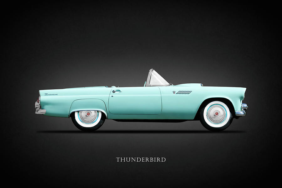 Car Photograph - The 55 Thunderbird by Mark Rogan