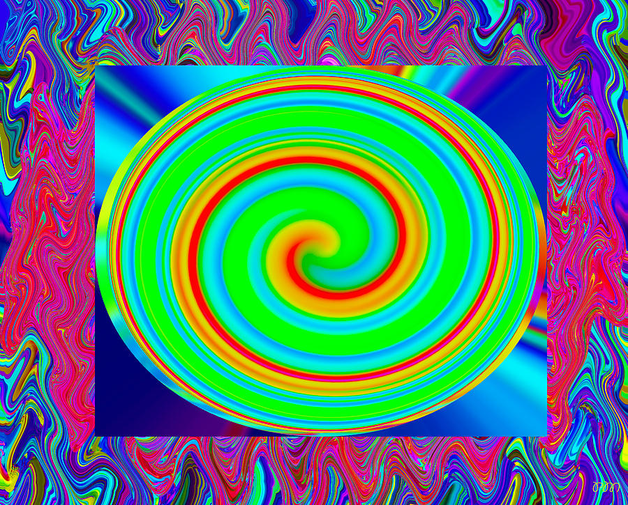 The 60s trippin Digital Art by Phillip Mossbarger