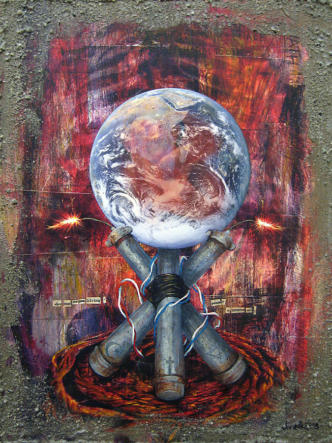 Acrylic Digital Art - the 7 contemporary sins - Wrath by Janelle Schneider Acrylic Digital Art - the 7 contemporary sins - Wrath by Janelle Schneider