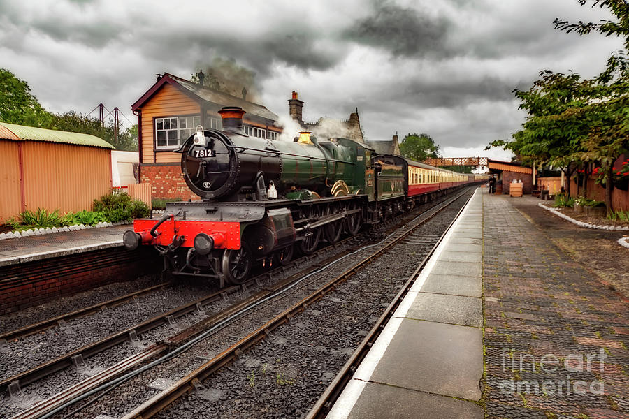 Impressionism Photograph - The 7812 Loco by Adrian Evans