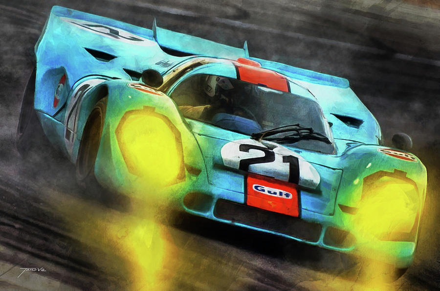 The 917K Painting by Tano V-Dodici ArtAutomobile