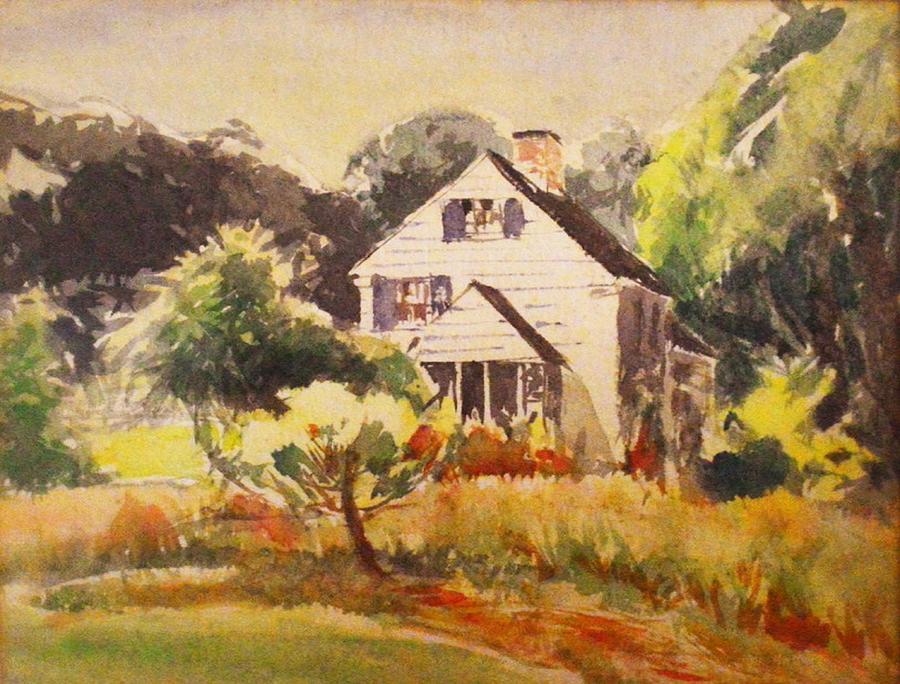 The Abandoned farmhouse Painting by Stacie Siemsen