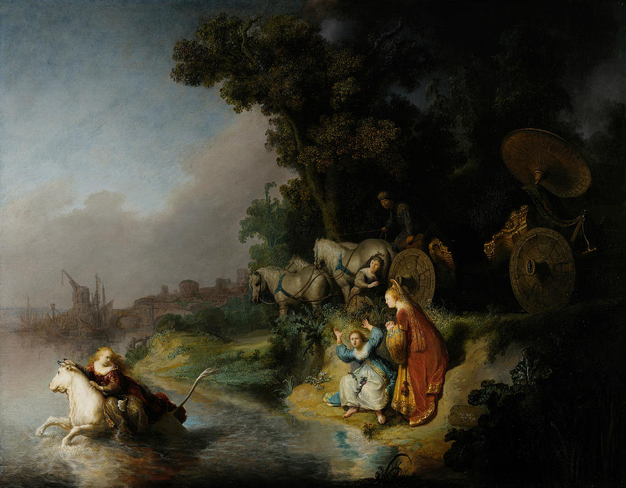 Rembrandt Painting - The Abduction of Europa by Rembrandt