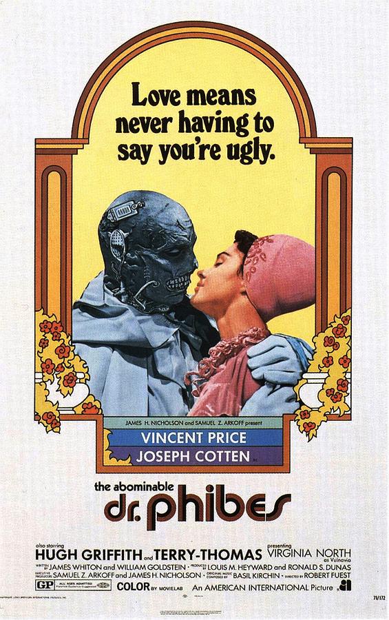 Vincent Price Photograph - The Abominable Dr. Phibes  by Movie Poster Prints