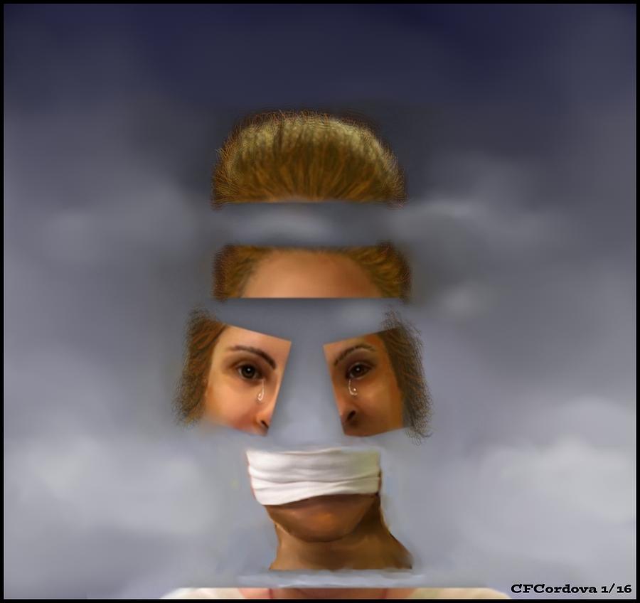 The Abused Woman Digital Art by Carmen Cordova