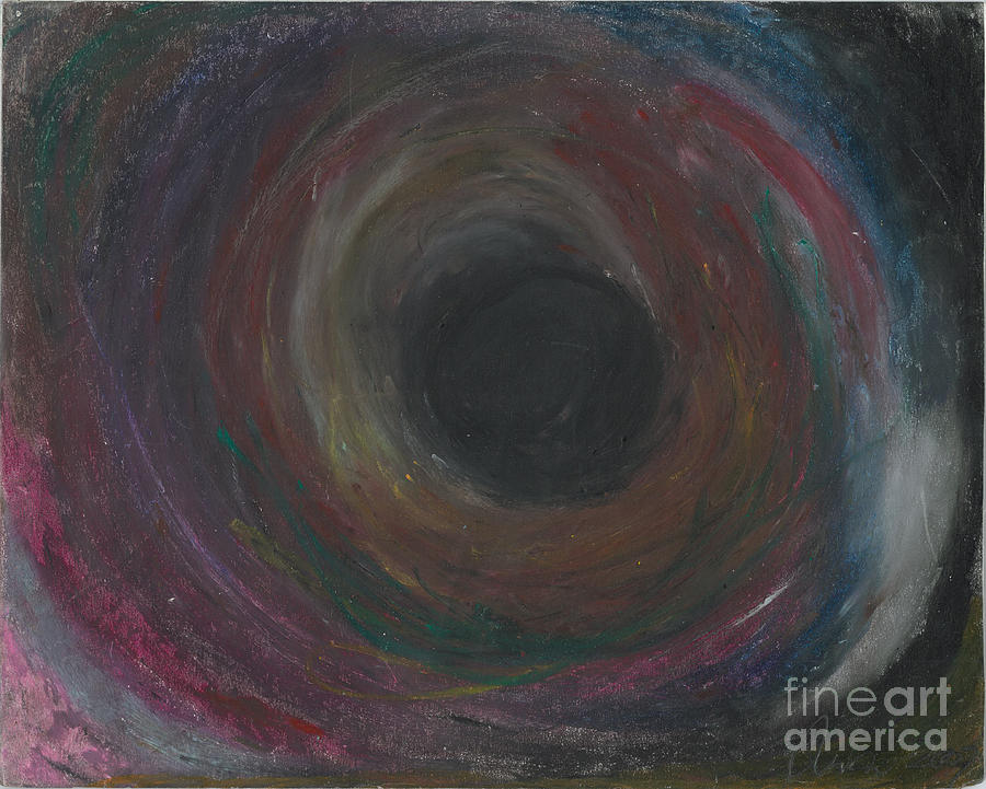 The Abyss  Pastel by Ania M Milo