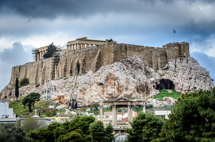 The Acropolis - Athens Greece Photograph by Debra Martz