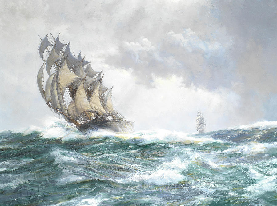 The Adelaide Painting by Montague Dawson