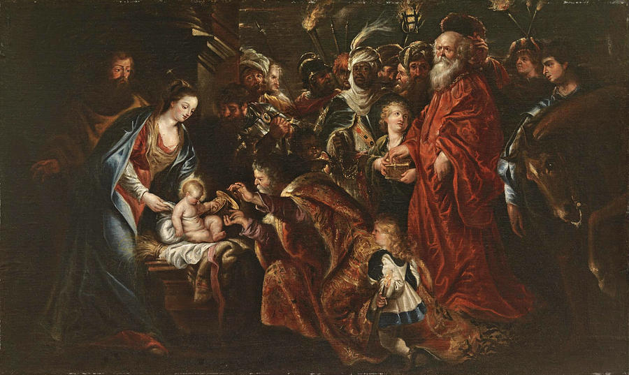 The Adoration of the Magi Painting by Follower of Peter Paul Rubens