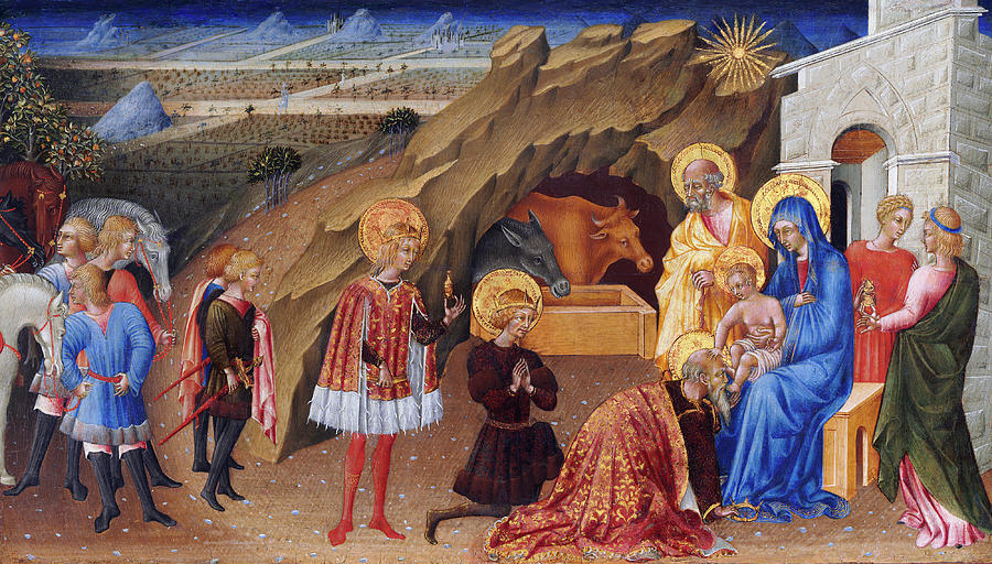 The Adoration of the Magi Painting by Giovanni di Paolo