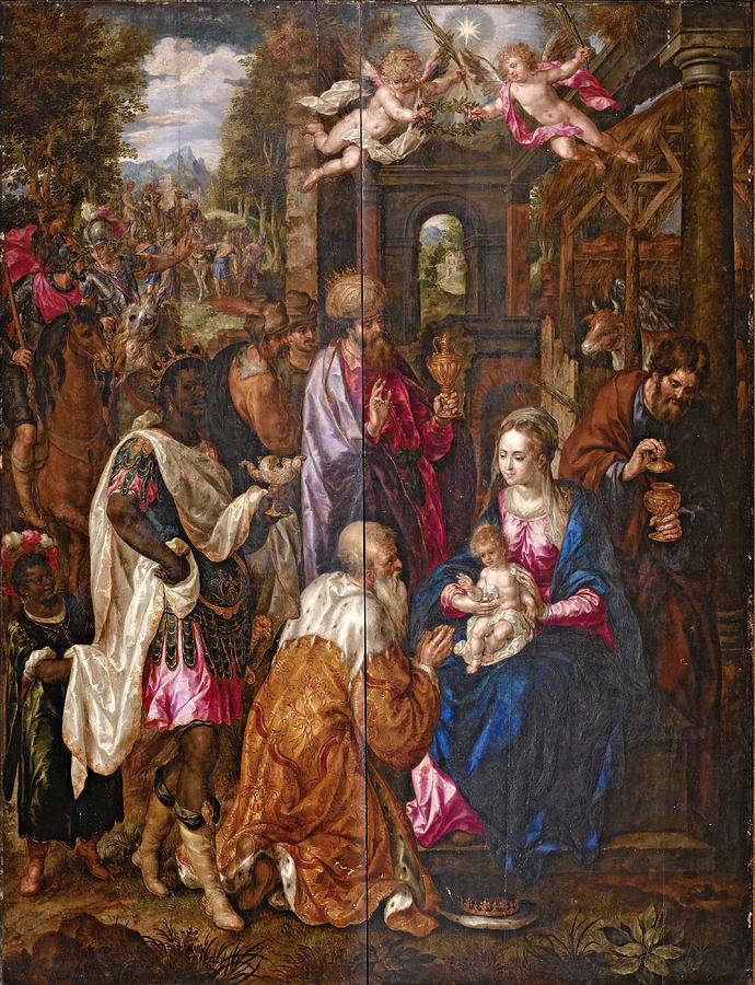 The Adoration of the Magi Painting by Hendrick de Clerck