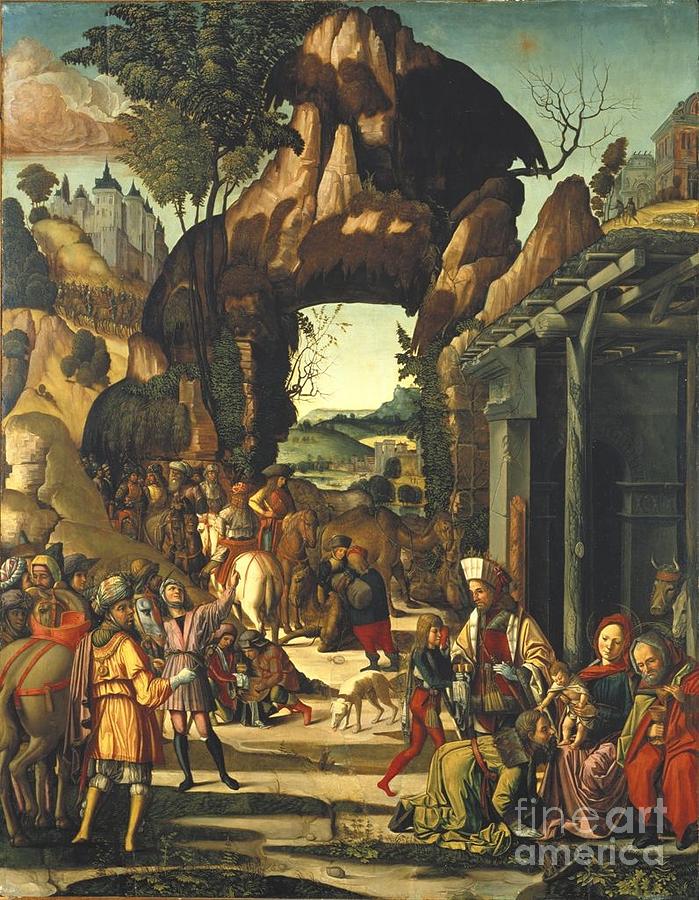 The Adoration of the Magi Painting by MotionAge Designs - Fine Art America