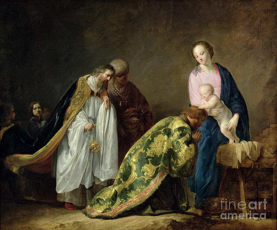 The Adoration Of The Magi Painting by Pieter Fransz de Grebber