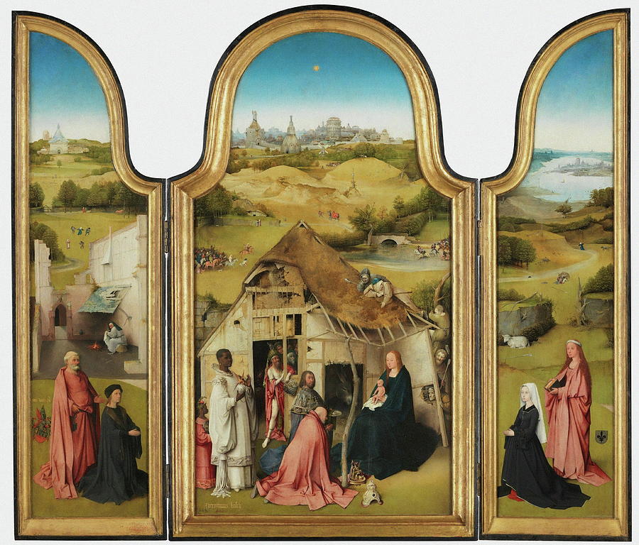 The Adoration Of The Magi Triptych Painting by Bosch Hieronymus - Pixels