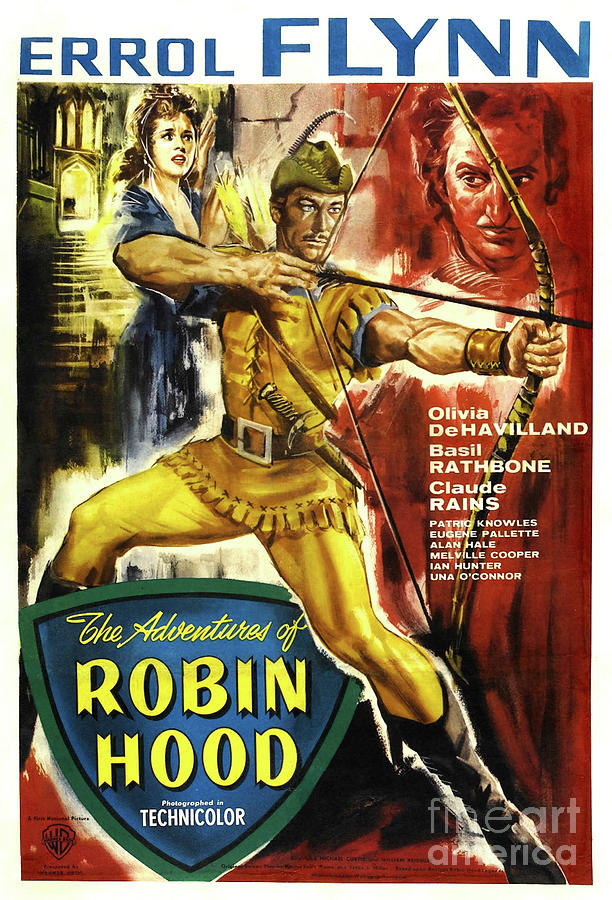The Adventures Of Robin Hood - Errol Flynn Photograph by Doc Braham