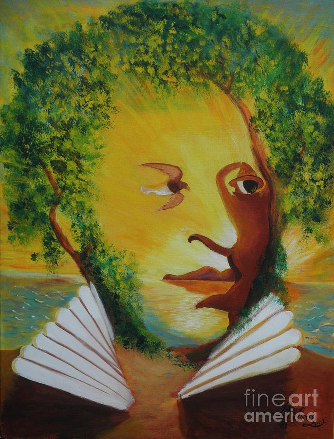 The Afrocentricity of Pushkin Painting by David G Wilson