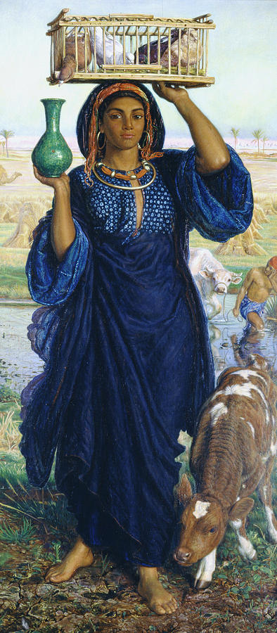 The Afterglow in Egypt Painting by William Holman Hunt