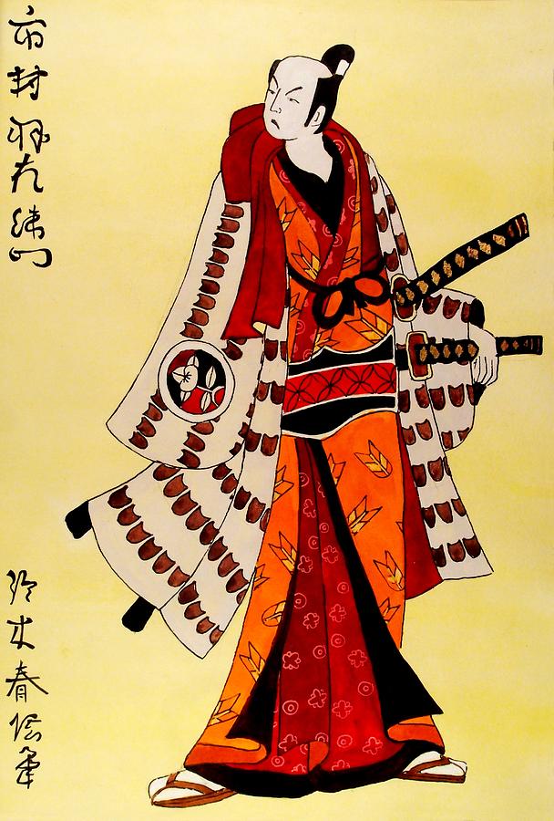 The Age of the Samurai 02 Painting by Dora Hathazi Mendes