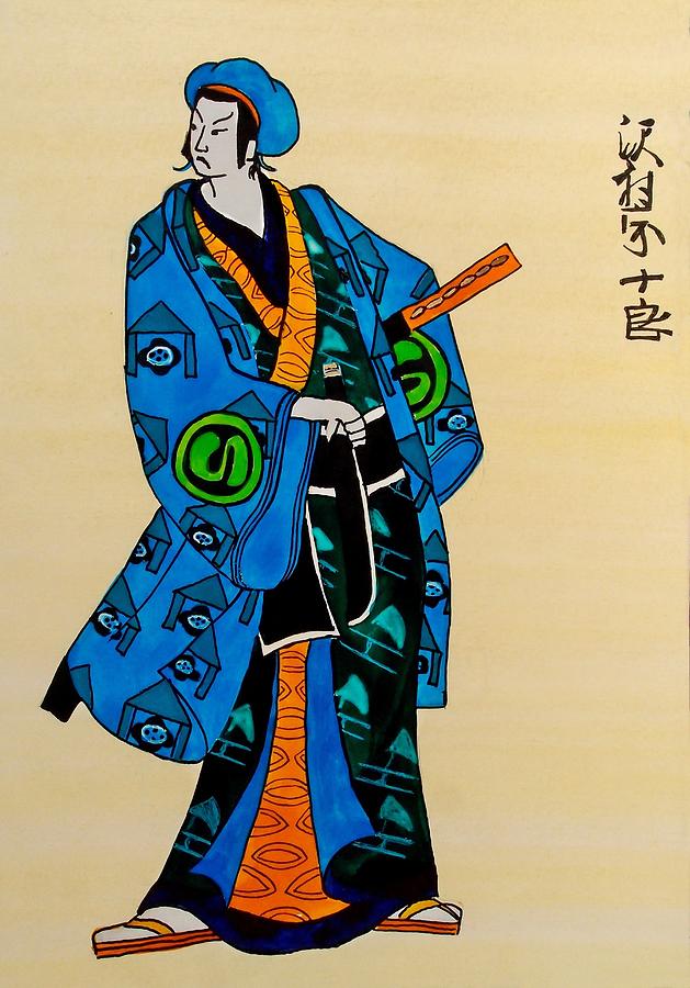 The Age of the Samurai 03 Painting by Dora Hathazi Mendes