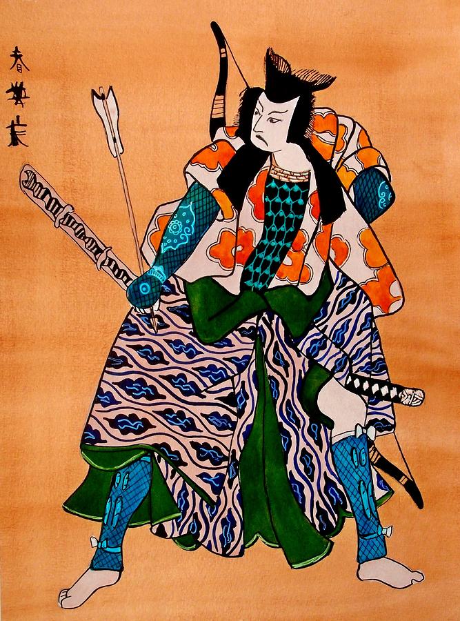 The Age of the Samurai 08 Painting by Dora Hathazi Mendes